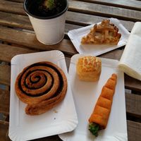 Some of the delicious goods! at Fill Good in Budapest