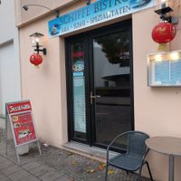 Entrance at Schiffe Bistro in Stralsund