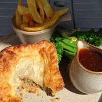Mushroom pie at Aysgarth Falls Hotel Pub in Aysgarth