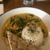 Thai green curry was absolutely gorgeous. Has a nice amount of heat. at Aysgarth Falls Hotel Pub in Aysgarth
