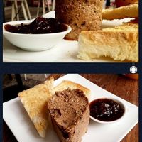 Liver pate  at Veggies Bar in Jerusalem