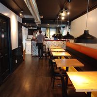 Left of door when you walk in at FuBar at Apiecalypse Now in Toronto