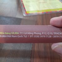 Address at Vajra in Ho Chi Minh City