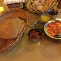 Roti paratha and puri  at Baba's Kitchen in Hoi An
