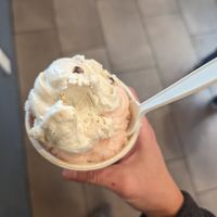 Cookie dough + strawberry lemonade at BRICS in Indianapolis