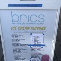 Menu at BRICS in Indianapolis