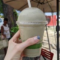 Seamoss matcha vanilla shake! at The Apple Crate Food Truck/Cart in Bridgetown