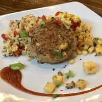 Jackfruit “Crab Cakes”  at Kitchen 519 in Glendora