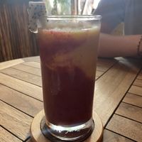 Smoothie at Aloha Raw Bar in Playa Del Carmen