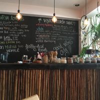 Counter at Aloha Raw Bar in Playa Del Carmen