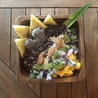 Best smoothie bowl I’ve ever had! at Aloha Raw Bar in Playa Del Carmen