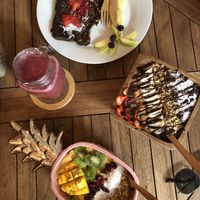 Delicious smoothie bowls at Aloha Raw Bar in Playa Del Carmen