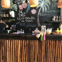 Great place for açaí bowls at Aloha Raw Bar in Playa Del Carmen