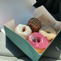 Just what you need for the last leg of your road trip. Vegan doughnuts!  at Five Daughters Bakery - Eastland Ave in Nashville