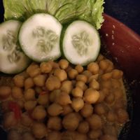 Curry chickpeas at Seed Dreams in El Nido