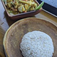 🍛 Vegetable Tofu with Curry (280PHP | 5$) - rice is extra (30PHP) at Seed Dreams in El Nido