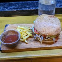 Vegan Burger at Seed Dreams in El Nido