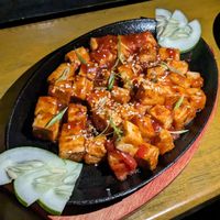 Sizzling Spicy Tomato Tofu at Seed Dreams in El Nido
