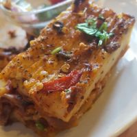 It was raining and cold so a bunch of us ducked in the Cran for some respite. It was hard to choose from all the delicious food on offer but I picked the lasagne. It seemed to warm my soul. It tasted delicious and eating it made me feel so happy. I'm having aftershock mouth orgasms just thinking about it.  It's an absolute must try if you are in the are. Even if you're not find a reason to go. You will not be disappointed. If you need need somone to go with just give me a shout because I'm well up for going again.  at Hygge Food in Glasgow