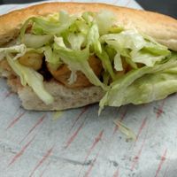 buffalo wings roll at Hygge Food in Glasgow