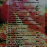 Vegetarian main section at Hotel Paradiso in Hikkaduwa