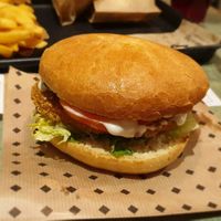 Vienna burger at Swing Kitchen - Josefstadt in Vienna