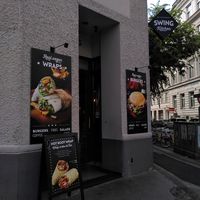 It's on the corner at Swing Kitchen - Josefstadt in Vienna