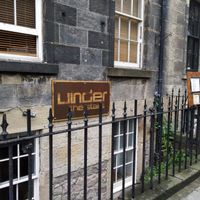 From outside at Under the Stairs in Edinburgh