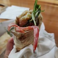 Haloumi cheese sandwich at Umi Falafel in Cork