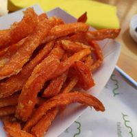 Sweet potato chips at Umi Falafel in Cork