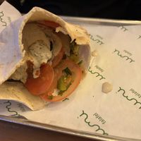 Pita  at Umi Falafel in Cork