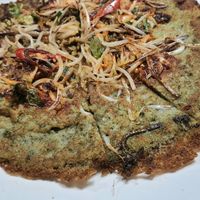 mung bean pancake - close-up at Baengnyeonok - 백년옥 in Seoul