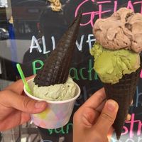 All vegan gelato at Gelato 101 Vegan Artisan in Northbridge