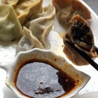 mushroom dumpling  at 58 Dim Sum in Stockholm