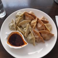 4 types of dumplings at 58 Dim Sum in Stockholm