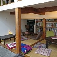 interior  at Cafe Stay Happy in Tokyo