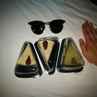 Tiny tarts  at Keep Fit in Kowloon