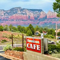 View from the patio.  at Tamaliza in Sedona