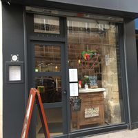 Front door  at World Food Barn in Paris