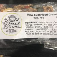 Tasty granola bar  at World Food Barn in Paris