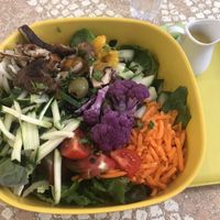 Gorgeous salad  at World Food Barn in Paris