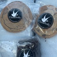 Snickerdoodle, chocolate chip, brownie   at Cinnaholic in Meridian