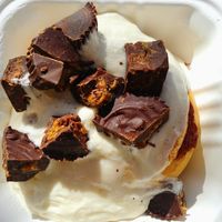 Peanut butter cups! at Cinnaholic in Meridian