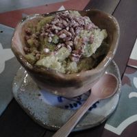 Mango and celery sorbet at The Organik Kitchen Saigon in Ho Chi Minh City