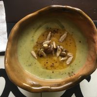 Brunch soup at The Organik Kitchen Saigon in Ho Chi Minh City