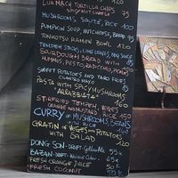 Current menu at The Organik Kitchen Saigon in Ho Chi Minh City