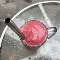 Fruit shake  at Khun Kae's Juice Bar in Chiang Mai