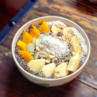 Smoothie bowls  at Khun Kae's Juice Bar in Chiang Mai