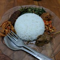 nasi campur at Rama Vegetarian in Ubud