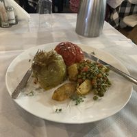 Stuffed peppers at Meteora in Kalampaka